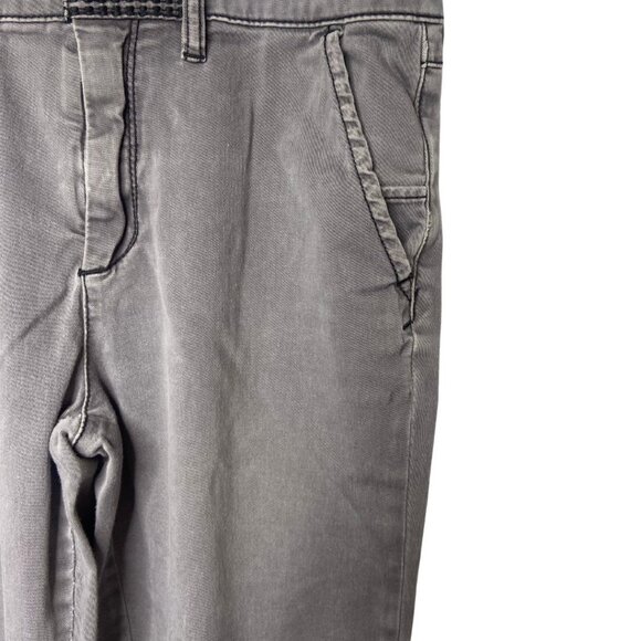 Chino by Anthropologie grey, mid-rise‎ slim fit pants 27 - Picture 5 of 9